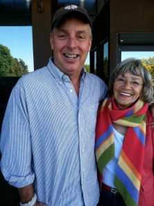 With Barbara Robinson in 2011